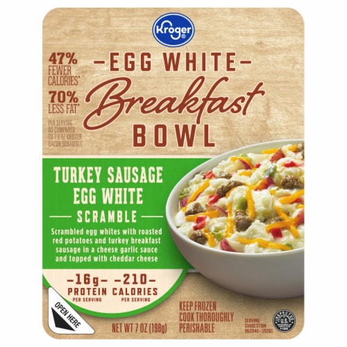 Kroger® Turkey Sausage Egg White Scramble Breakfast Bowl Perspective: back