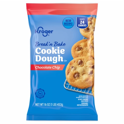 Kroger® Break'n Bake Chocolate Chip Cookie Dough Perspective: back