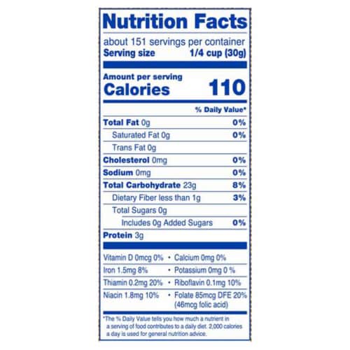 Kroger® Unbleached All-Purpose Enriched Flour Perspective: back