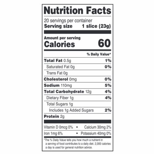 Smart Way™ Wheat Bread Perspective: back
