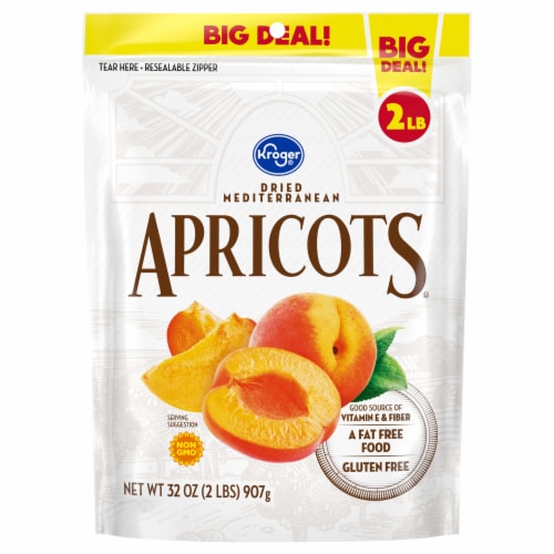 Kroger® Dried Mediterranean Apricots BIG DEAL! Perspective: back