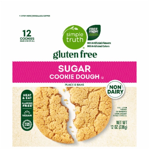 Simple Truth® Gluten Free Non Dairy Sugar Cookie Dough Perspective: back