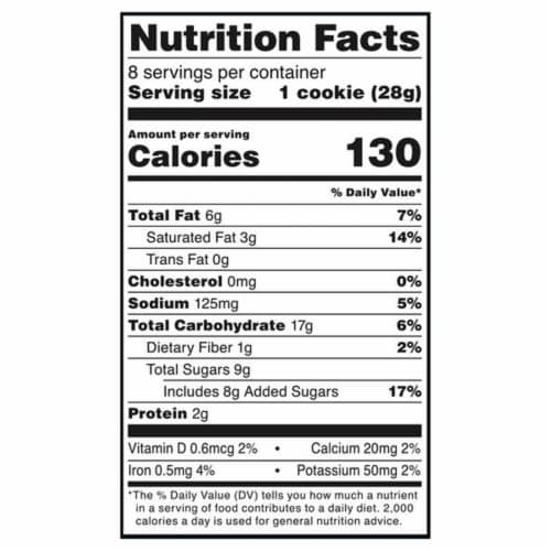 Private Selection® Soft Baked Peanut Butter Cookies Perspective: back