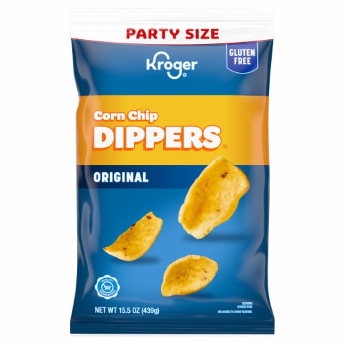 Kroger® Dippers Corn Chips Party Size Perspective: back