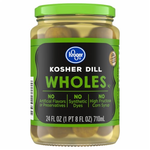 Kroger® Whole Kosher Dill Pickles Perspective: back