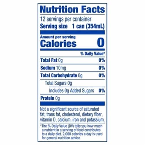 Kroger® Caffeine Free Lemon Sparkling Water Perspective: back