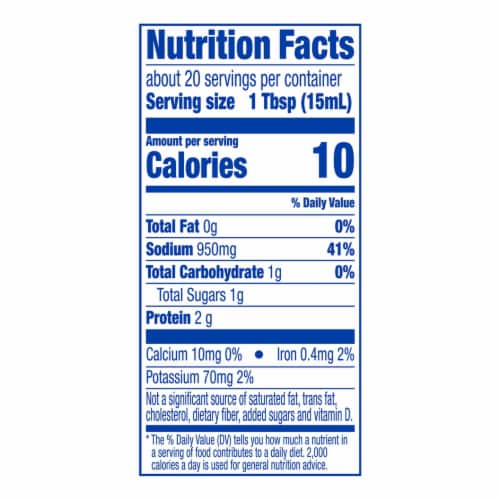 Kroger® Brewed Soy Sauce Perspective: back