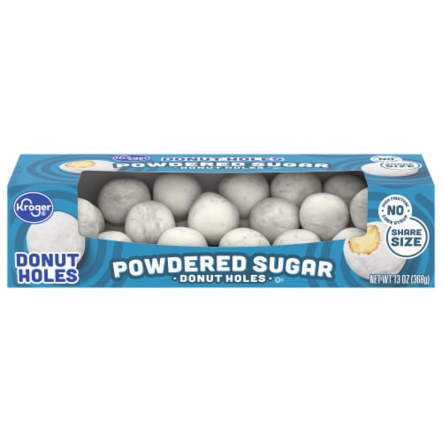 Kroger® Powdered Sugar Donut Holes Perspective: back