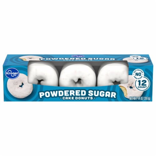 Kroger® Powdered Cake Donuts Perspective: back