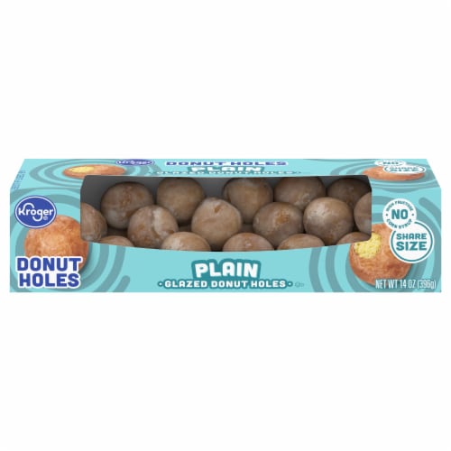 Kroger® Glazed Plain Donut Holes Perspective: back