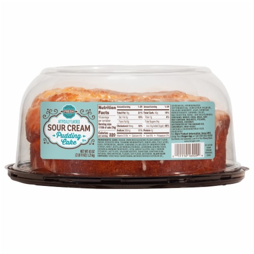 Bakery Fresh Goodness Sour Cream Pudding Cake Perspective: back