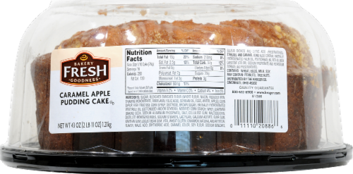 Bakery Fresh Goodness Caramel Apple Pudding Cake Perspective: back