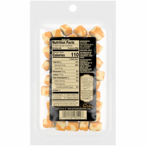 Private Selection™ Colby Jack Cheese Cubes Perspective: back
