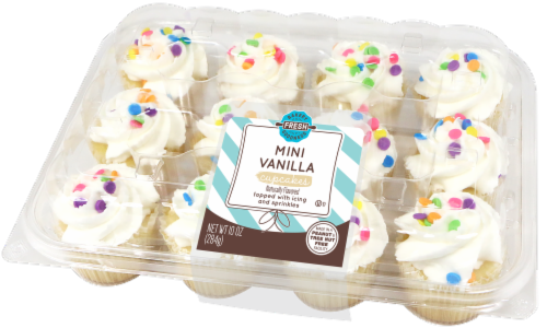 Bakery Fresh Mini Cupcakes - White Perspective: back