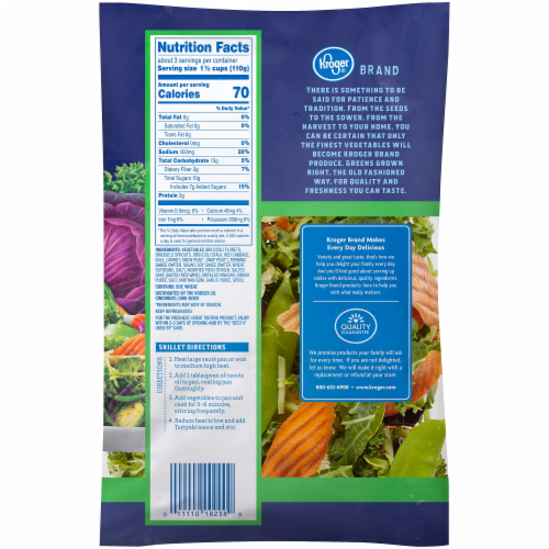 Kroger® Stir Fry Teriyaki Kit Perspective: back