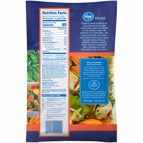 Kroger® Stir Fry Mandarin Orange Kit Perspective: back