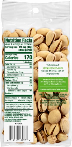 Simple Truth® Roasted & Salted Pistachios Perspective: back