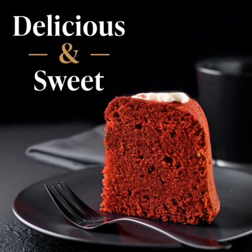 Private Selection® White Chocolate Raspberry Bundt Cake with Cream Cheese Icing Perspective: back