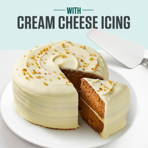 Bakery Fresh Cream Cheese Iced Carrot Cake Perspective: back