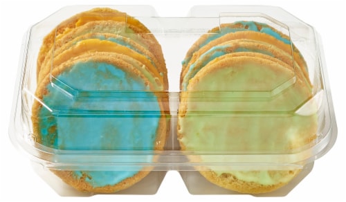 Bakery Fresh Jumbo Iced Sugar Cookies Perspective: back