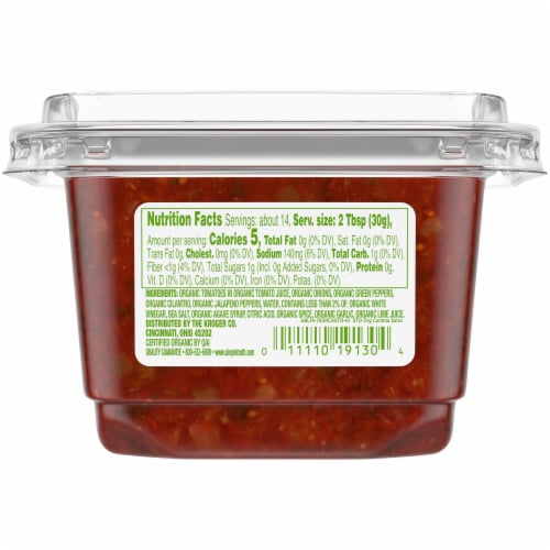 Simple Truth Organic™ Medium Cantina Style Salsa Perspective: back