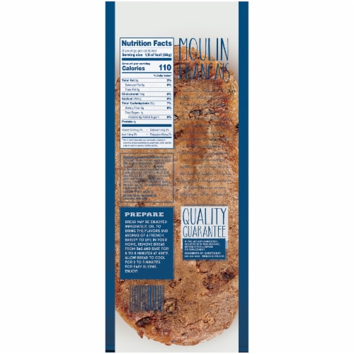 Moulin Francais™ Cranberry Walnut Multigrain Batard Perspective: back