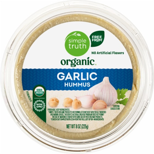 Simple Truth Organic™ Garlic Hummus Perspective: back