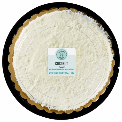 Bakery Fresh Goodness Coconut Double Layer Cake Perspective: back