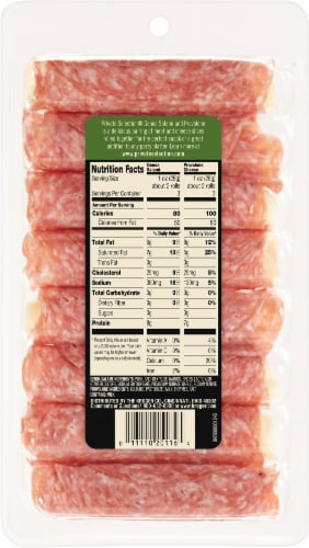 Private Selection® Pre-sliced Genoa Salami & Provolone Rolls Perspective: back