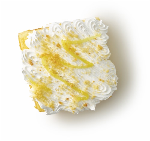 Bakery Fresh Lemon Filled Yellow Cake with Whipped Icing Perspective: back