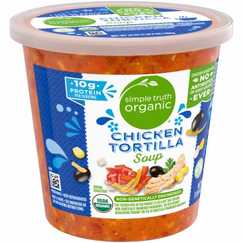Simple Truth Organic® Chicken Tortilla Soup Perspective: back