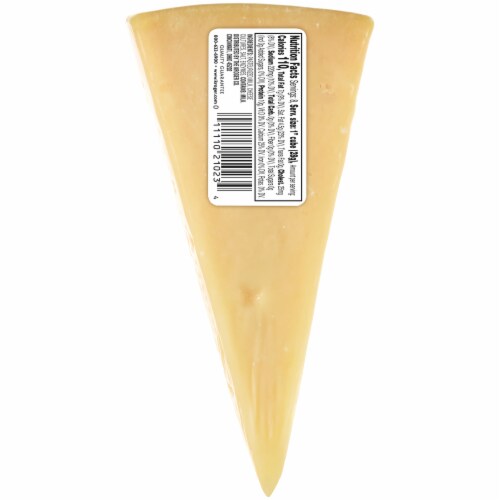 Private Selection™ Aged 18 Months Parmesan Cheese Wedge Perspective: back