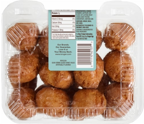 Bakery Fresh Goodness Sour Cream Glazed Donut Holes Perspective: back