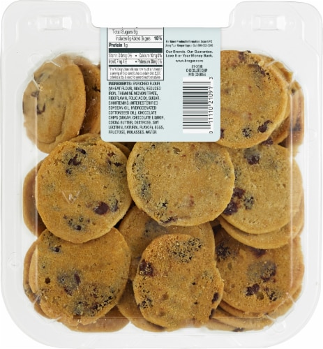 Bakery Fresh Mini Chocolate Chip Cookies Perspective: back