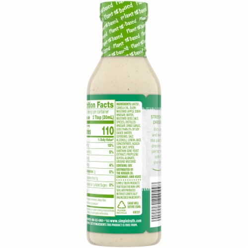Simple Truth™ Plant Based Caesar Dressing Perspective: back