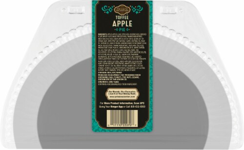 Private Selection™ Butter Toffee Apple Streusel Half Pie Perspective: back