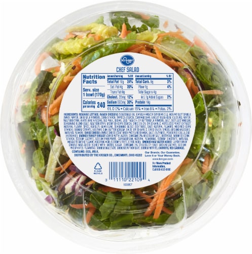 Kroger® Chef Salad Kit Perspective: back
