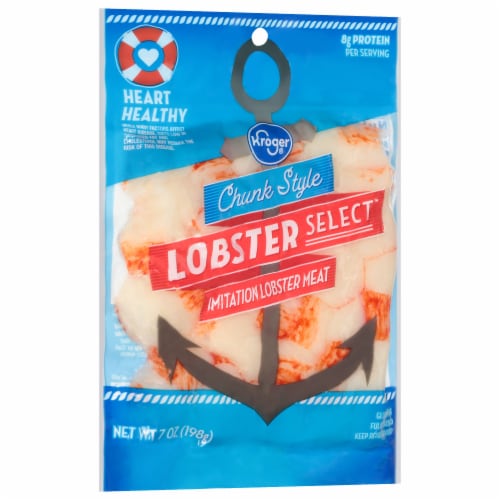 Kroger® Chunk Style Lobster Select™ Imitation Lobster Meat Perspective: back