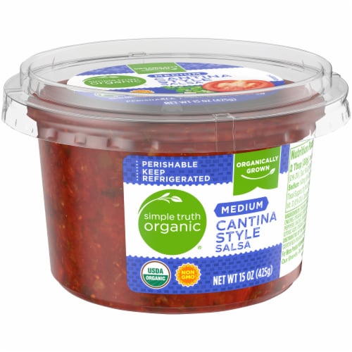 Simple Truth Organic® Medium Cantina Style Salsa Perspective: back