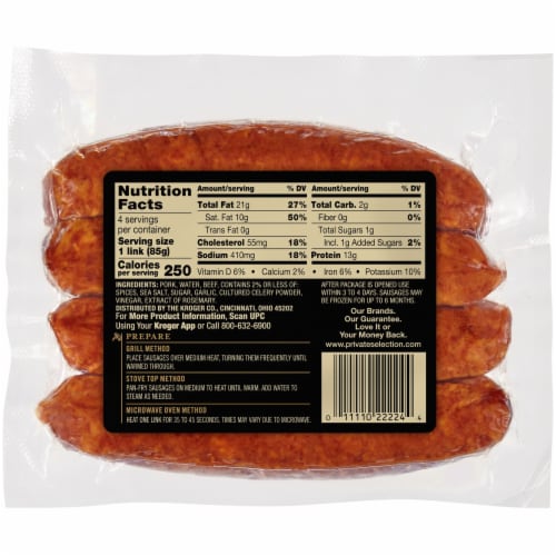 Private Selection® Polish Kielbasa Smoked Sausages Perspective: back