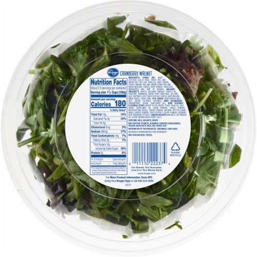 Kroger® Cranberry Walnut Salad Kit Perspective: back