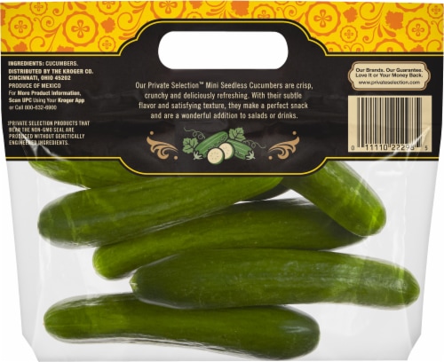 Private Selection™ Mini Seedless Cucumbers Perspective: back