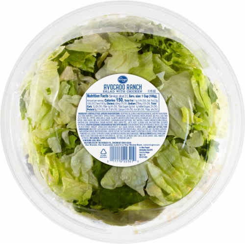 Kroger® Avocado Ranch with Chicken Salad Bowl Kit Perspective: back