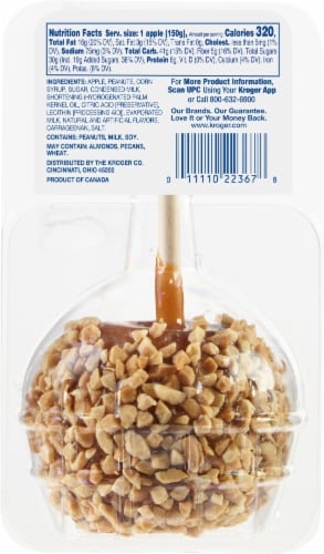 Kroger® Caramel Apple with Peanuts Perspective: back