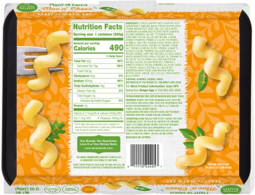 Simple Truth™ Plant Based Vegan Mac N Cheeze Perspective: back