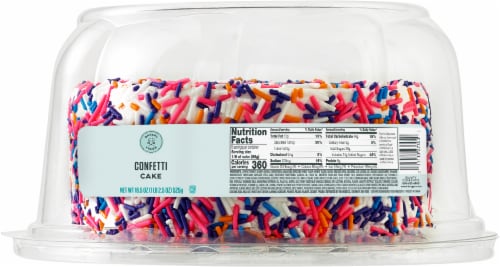 Bakery Fresh Sprinkle Confetti Cake Perspective: back