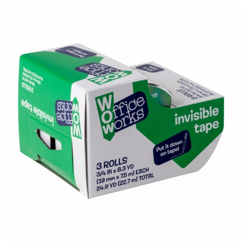 Office Works Invisible Tape - Clear Perspective: back