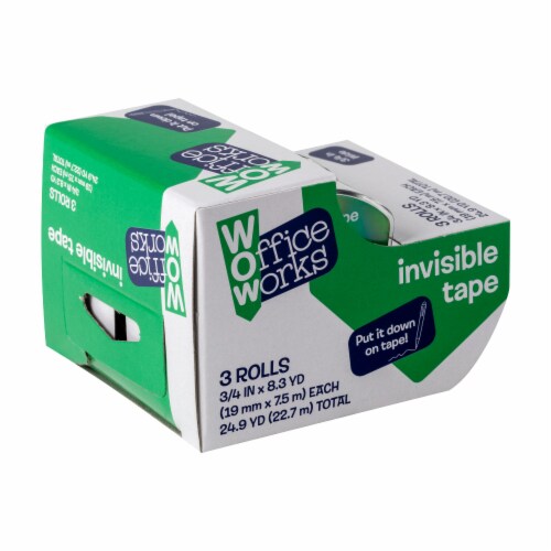 Office Works Invisible Tape - Clear Perspective: back