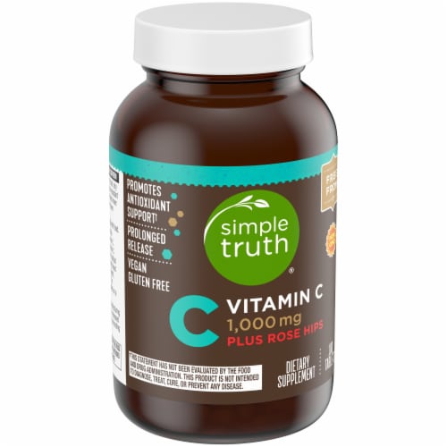 Simple Truth® Vitamin C Plus Rose Hips Tablets 1000mg Perspective: back