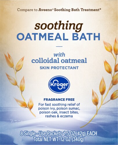 Kroger® Natural Oatmeal Bath Treatment Packets, 8 ct / 1.5 oz - Kroger